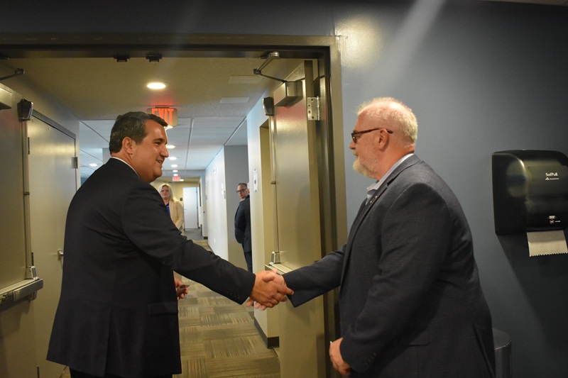 Representative Tyler Sirois and Kevin Simmons